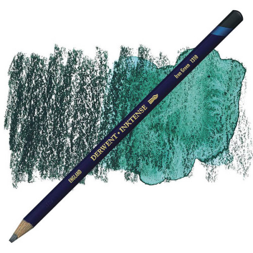 Фото - Олівець чорнильний Inktense (1310), Зелений сталевий, Derwent 57171