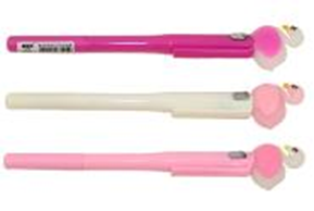 Фото - Ручка з підсвічуванням, гелева, 0,5мм фламінго, 40 шт/упак 53778 Фото - Ручка з підсвічуванням, гелева, 0,5мм фламінго, 40 шт/упак 53778