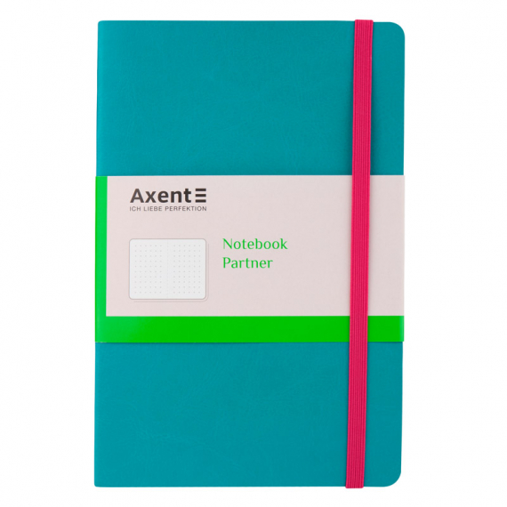 Фото - Книга записна Partner Flex, 125*195, 96 арк., крап., бірюза 49795 Фото - Книга записна Partner Flex, 125*195, 96 арк., крап., бірюза 49795