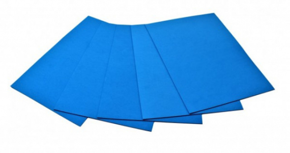 Фото - Кольорова ЕВА піна (Фоаміран)А4, EVA-1-019, 21х29,7см,1,00 мм 5 аркуш.блакитний 59450 Фото - Кольорова ЕВА піна (Фоаміран)А4, EVA-1-019, 21х29,7см,1,00 мм 5 аркуш.блакитний 59450