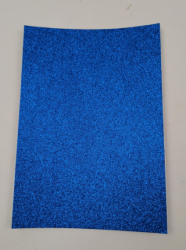 Кольорова ЕВА піна з гліттером С/КЛ.(Фоаміран)А4,GL-EVA-1-ADH-022,21х29,7см,1,6 мм 5аркуш.блакитний