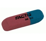 Фото - Ластик 'Factis' арт. fc.IM60 красно-синий (уп.60) 8369
