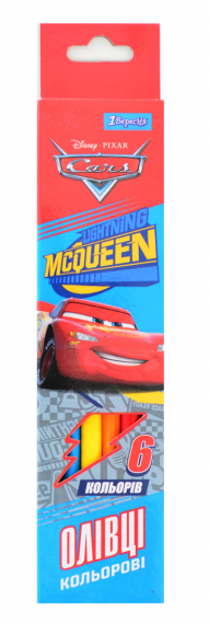 Фото - Олівці 6 кол. 'Cars' 39845 Фото - Олівці 6 кол. 'Cars' 39845