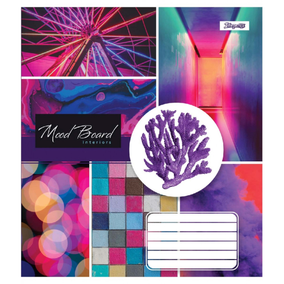 Фото - А5/48 кл. 1В Mood board, зошит для записів 57774 Фото - А5/48 кл. 1В Mood board, зошит для записів 57774