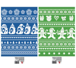 Пакет паперовий 18х23х10 см диз КРС1556 КРС1557 крафт НР