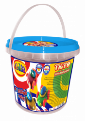 Фото - Н-р тіста для ліплення в пласт.відрі, 12кол х 20гр + 3 форм+стек, Автогонки, 7631/4, CLASS 34874