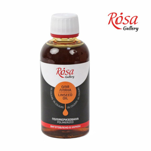 Фото - Олія лляна полімеризована, 250   мл, ROSA Gallery 60626