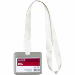 Фото - Бейдж-слайдер горизонт., теплий сірий, 4500H (85*54мм) 47106