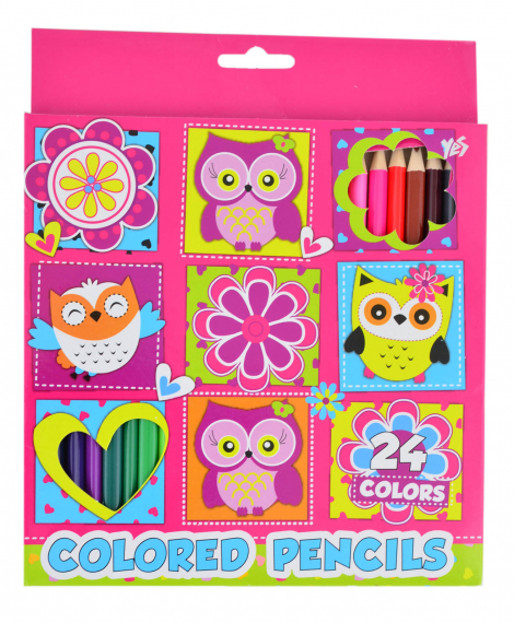 Фото - Карандаши 24 цв. 'Owl' 38613 Фото - Карандаши 24 цв. 'Owl' 38613