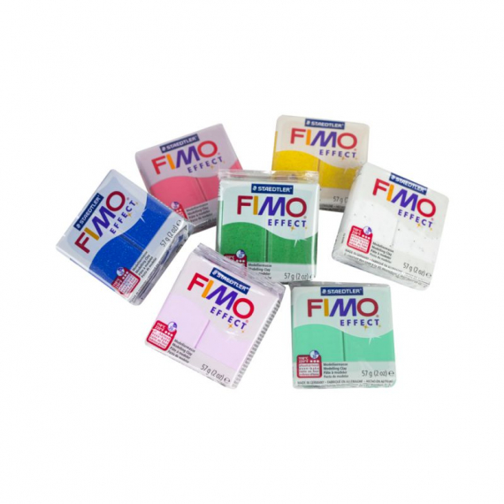 Фото - Пластика Effect, Біла з блискітками, 57г, Fimo 42830 Фото - Пластика Effect, Біла з блискітками, 57г, Fimo 42830