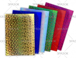 Набір кольорового картону &quot;Голографічний&quot; Преміум А4, 6 арк.