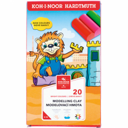 Пластилін "Левеня", карт.уп., 400 г., 20 кол.