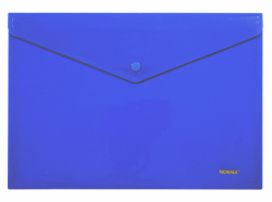 Фото - Папка з кнопкою, непрозор., А4, PР, син., 5017-66, NORMA 44636