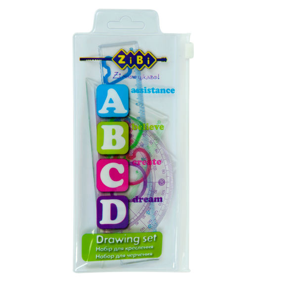 Фото - Набор геометр. 15см ZB.5684 49072 Фото - Набор геометр. 15см ZB.5684 49072