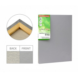 Підрамник, 40*60 см, дрібне зерно, Світло-сірий, бавовна, ТМ &#039;&#039;Етюд&#039;&#039;