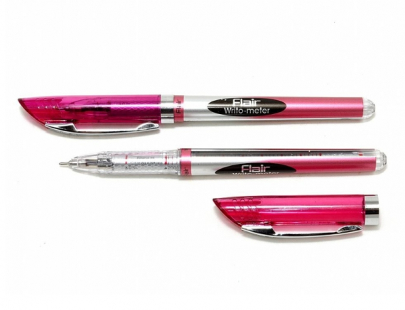 Фото - Ручка кулькова Flair 'Writo-meter ball' червон. 10км (уп.12/доз.144/ящ.1152) 3463