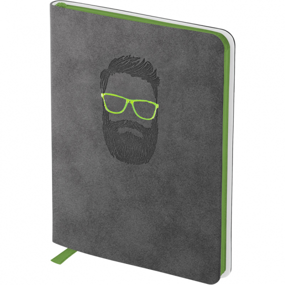 Фото - Книга записна Nuba Soft, 115*160, 96 арк., кл., сіра 49786 Фото - Книга записна Nuba Soft, 115*160, 96 арк., кл., сіра 49786