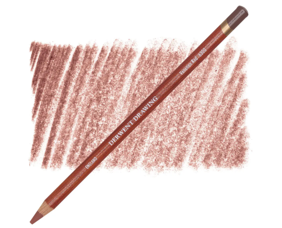 Фото - Олівець для рисунку Drawing (6300), Червоний венеціанський, Derwent 57292 Фото - Олівець для рисунку Drawing (6300), Червоний венеціанський, Derwent 57292