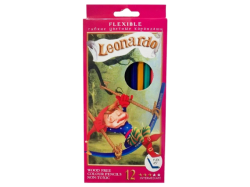 Фото - Олівці 12кол пластикові LEONARDO 12шт/уп 52831