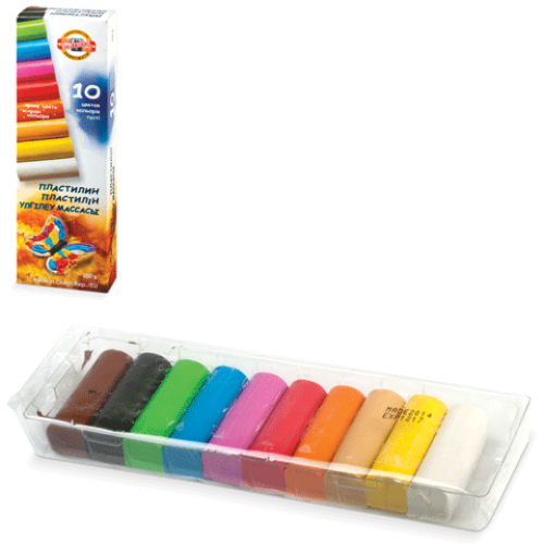 Фото - Пластилін 'Метелик', карт.уп., 200г., 10 кол. 10291 Фото - Пластилін 'Метелик', карт.уп., 200г., 10 кол. 10291