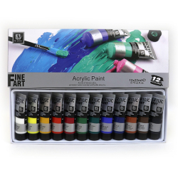 Фото - Краски акриловые 12цв*22мл NA1222 37427