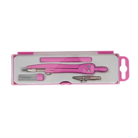 Фото - Готовальня BASIS 4 предмета, рожевий 27683 Фото - Готовальня BASIS 4 предмета, рожевий 27683