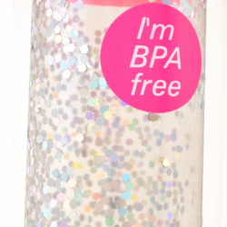 Фото - Пляшка для води YES з блискітками 'Sparkle', 570мл, кришка рожевого кольору 46822 Фото - Пляшка для води YES з блискітками 'Sparkle', 570мл, кришка рожевого кольору 46822