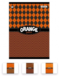 Блокнот А7/60 кл клей пантон + УФвиб &quot;ОРАНЖ&quot; YES (уп.6)