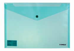 Фото - Папка з кнопкою, прозор., А4, РР 180мкн, зел., 03500, SOZ (уп.12) 1437