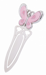 Набір подарунковий &quot;Fly&quot;: ручка кулькова + брелок + закладка для книг, рожевий LANGRES