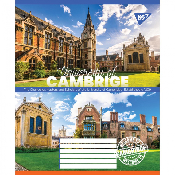 Фото - А5/36 кл. Yes University, зошит для записів (15уп) 62416