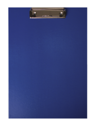 Кліпборд А4, PVC, т.синій