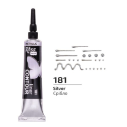 Контур універсальний, Срібло, 20 мл, ROSA Talent