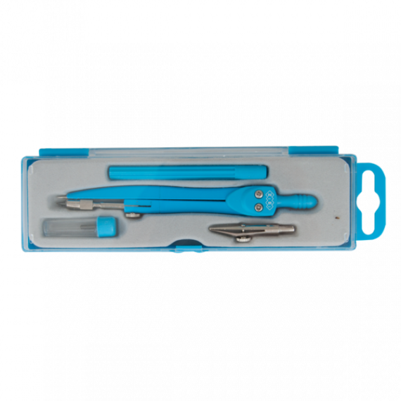 Фото - Готовальня BASIS 4 предмета, голубий 27684