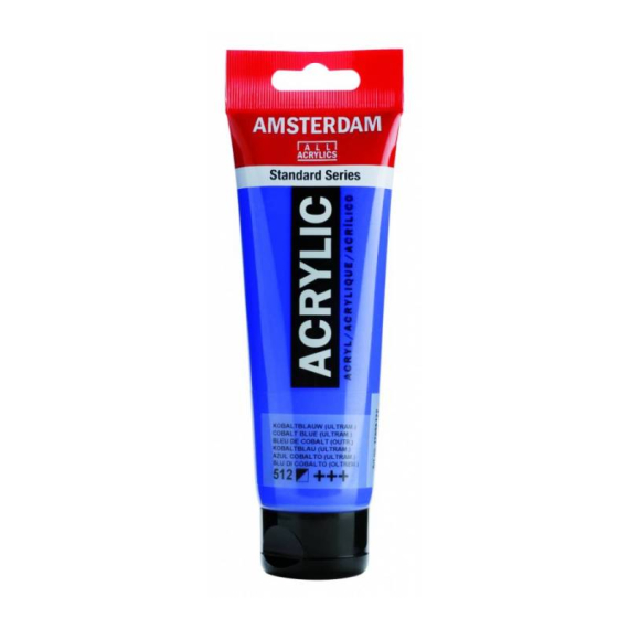 Фото - Фарба акрилова AMSTERDAM, (512) Кобальт синій (ультрамар.), 120 мл, Royal Talens 48595 Фото - Фарба акрилова AMSTERDAM, (512) Кобальт синій (ультрамар.), 120 мл, Royal Talens 48595