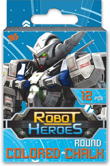 Фото - Мел цветной круглый 12 шт. 'Robot' (уп.12) 38341 Фото - Мел цветной круглый 12 шт. 'Robot' (уп.12) 38341