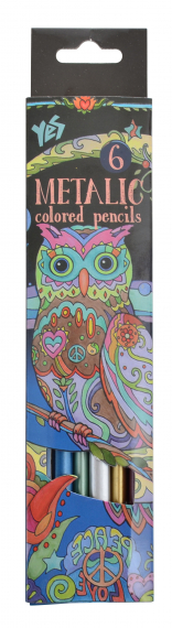 Фото - Олівці 6 кол., металізовані 38616 Фото - Олівці 6 кол., металізовані 38616