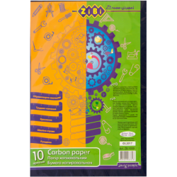 Фото - Папір копіювальний A4, 10арк., синій 61329 Фото - Папір копіювальний A4, 10арк., синій 61329