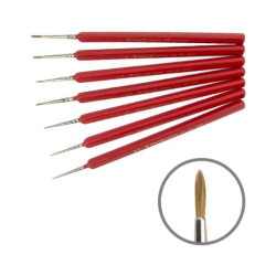 Колонок круглий, Nail art 3009L, № 2/0, к.р. пензель KOLOS