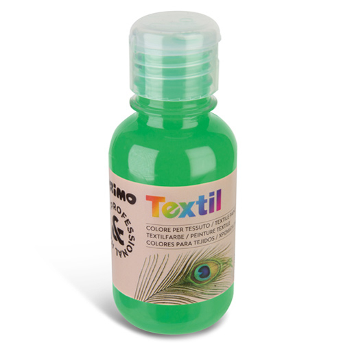 Фото - Акрилова фарба для текстилю 125 мл 610 флуоресцентний зелений Primo Італія 52523 Фото - Акрилова фарба для текстилю 125 мл 610 флуоресцентний зелений Primo Італія 52523