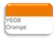 Фото - Скетч-маркер двосторонній Y608 - ORANGE 54738