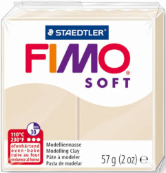 Пластика Soft, Сахара, 57г, Fimo