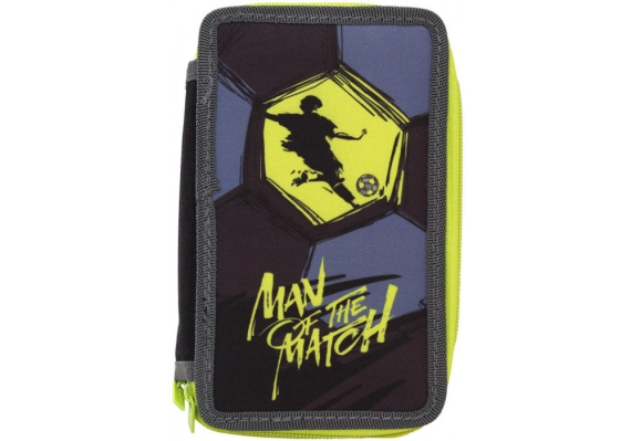 Фото - Пенал 3-яр , пустий, 'Football', 210/70D PL, арт. 22606C, CLASS 62507