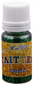 Фото - Блискітки (Гліттер) Зелений 7гр. А-903 1/18 22397