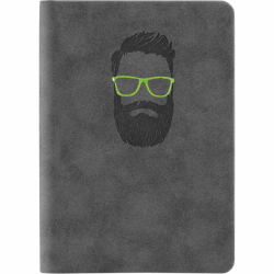 Фото - Книга записна Nuba Soft, 115*160, 96 арк., кл., сіра 49786 Фото - Книга записна Nuba Soft, 115*160, 96 арк., кл., сіра 49786