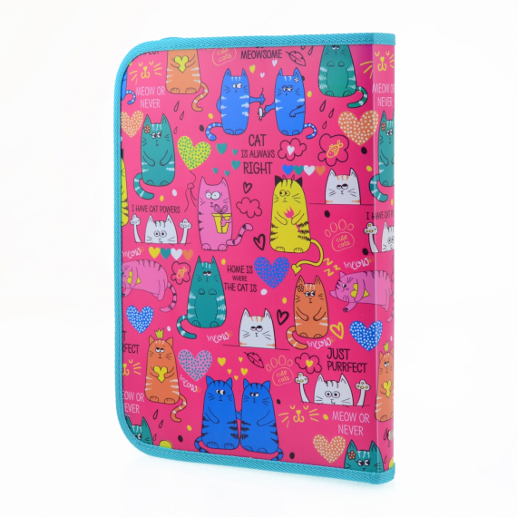 Фото - Папка для праці пласт. на блискавці FC 'Lovely Cats' 47046 Фото - Папка для праці пласт. на блискавці FC 'Lovely Cats' 47046