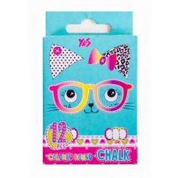 Фото - Мел цветной круглый 12 шт. 'My little kitten' 32502