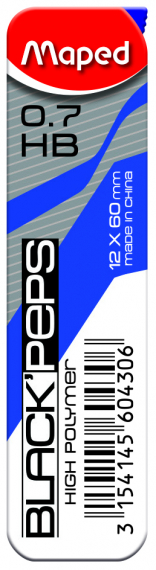 Фото - Стрижні до мех.олів. (12шт) HB 0.7мм (уп.12) 33339 Фото - Стрижні до мех.олів. (12шт) HB 0.7мм (уп.12) 33339