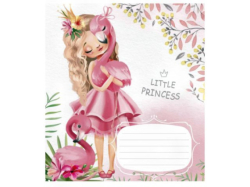 Фото - Зошит 12арк. гліттер,УФ лак коса лінія 2024, в ас. ШКОЛЯРИК  (уп.30/ящ.300) 56108