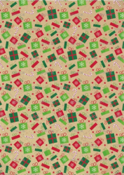 Фото - Набір кольорового паперу 'Крафтові візерунки' Преміум А4, 12 арк. 47358 Фото - Набір кольорового паперу 'Крафтові візерунки' Преміум А4, 12 арк. 47358